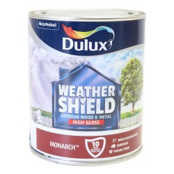 Dulux Weathershield Paint Exterior High Gloss 750ml